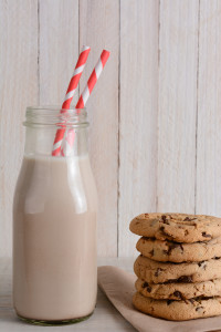 Chocolate Chip Cookies and Milk